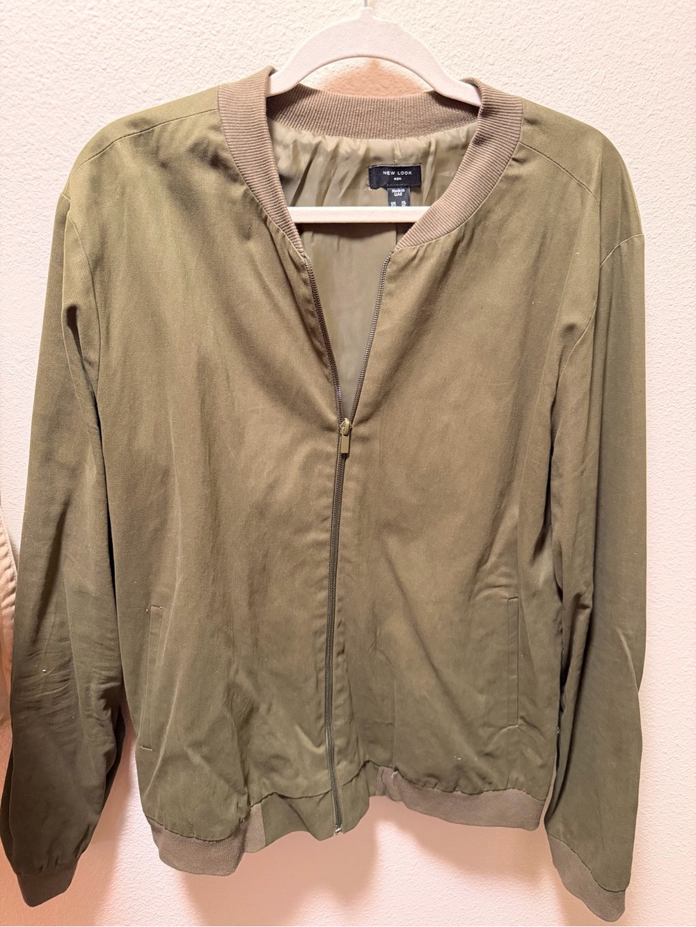 New Look Olive Green Bomber Jacket
